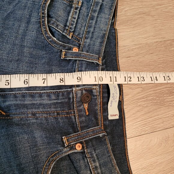 Levi's Jeans 8 S Bootcut 515 Mid Rise Button Flap Pockets Rivets Stretch Western - Picture 7 of 10
